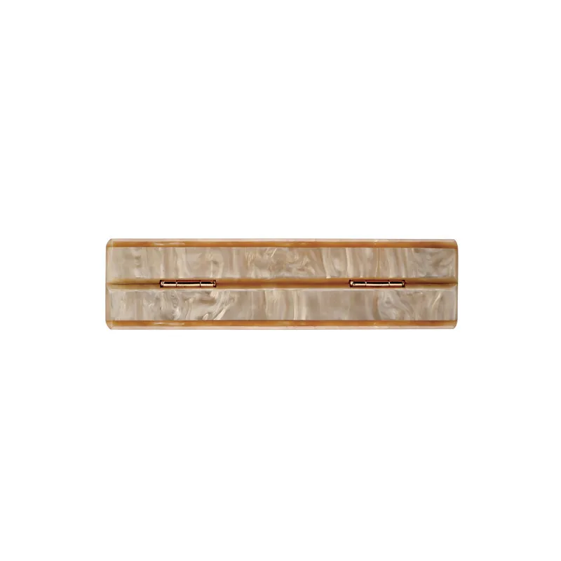 YNSSK Marble Bride Acrylic Clutch Bottom View