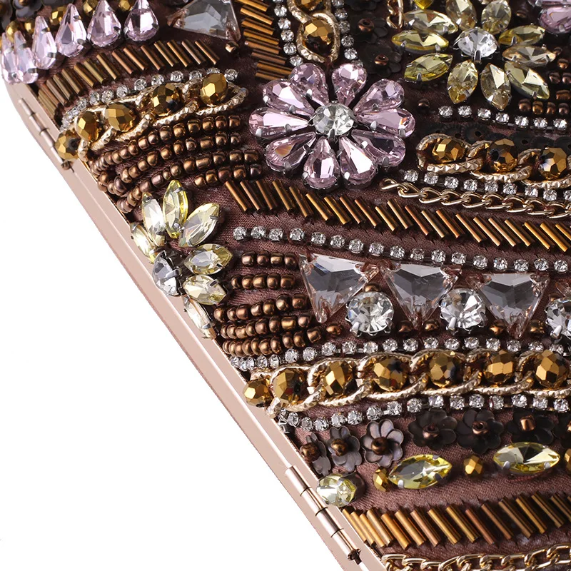 Detail of YNSSK Women's Beaded Clutch