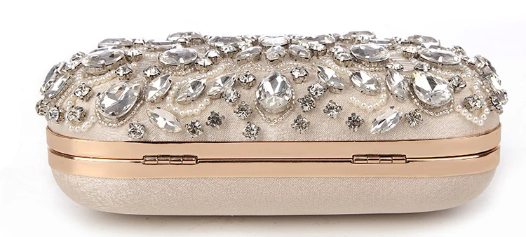 YNSSK Rhinestone Evening Bag Clutch Bottom View