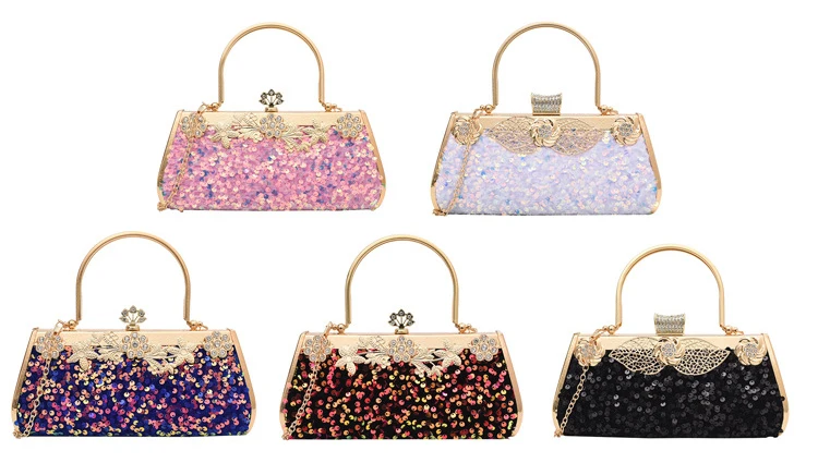 YNSSK Vintage Wedding Clutch Bags Available Colors