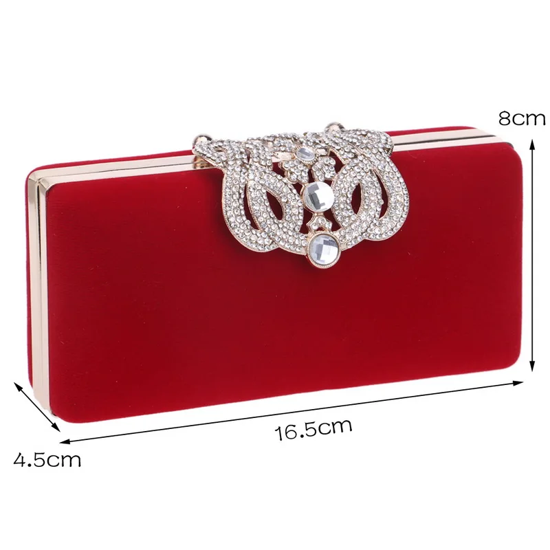 Dimensions of YNSSK Clutch Bags for Wedding