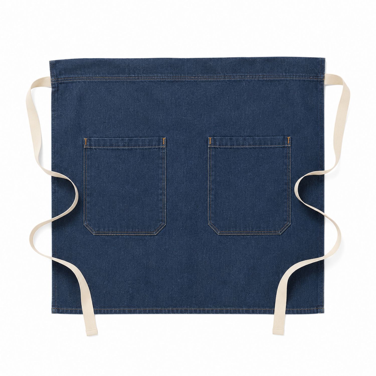 Jeans Küchenschürze mit Taschen Blau