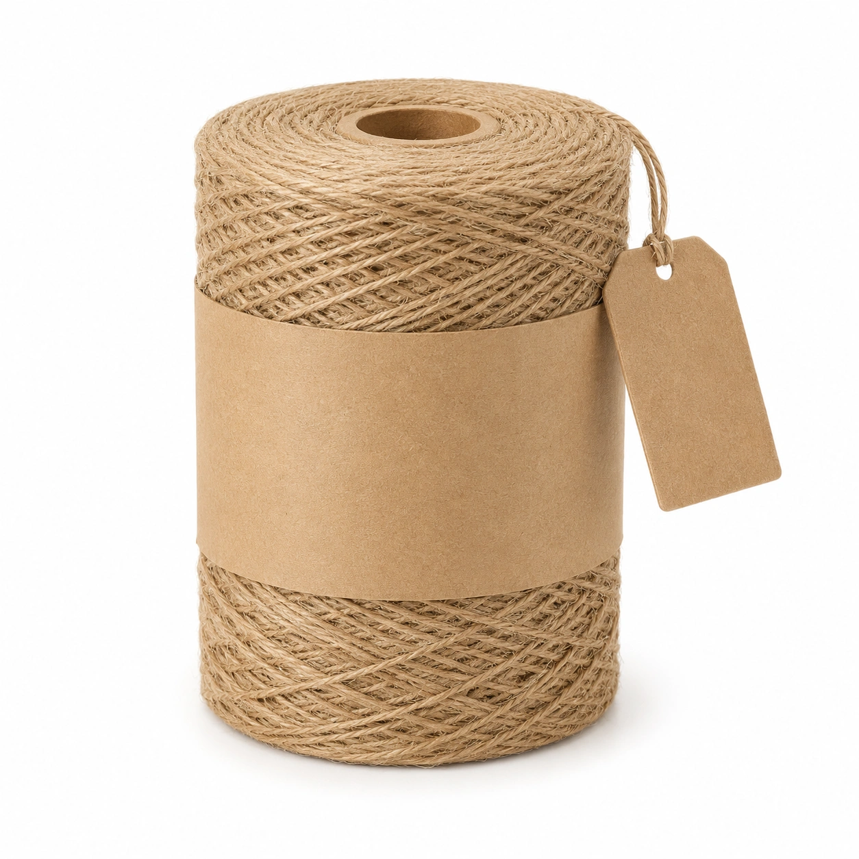 Juteschnur mit Kraftpapierbanderole-Havennord