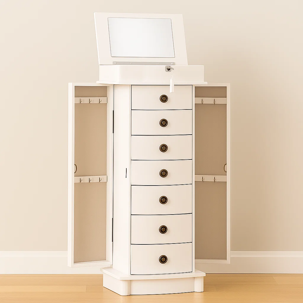 Schlafzimmermöbel,Schmuckschrank-Nestavenao