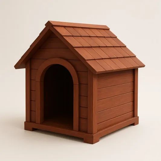 Holz Hundehütte für Außenbereich Braun-meubarvix