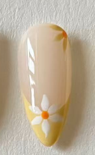 【Remplacement】 d'ongles press-on peints à la main