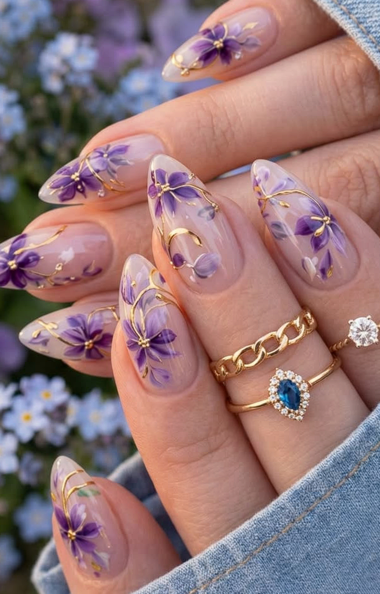 Faux Ongles Sur Mesure | Dessins Peints à la Main
