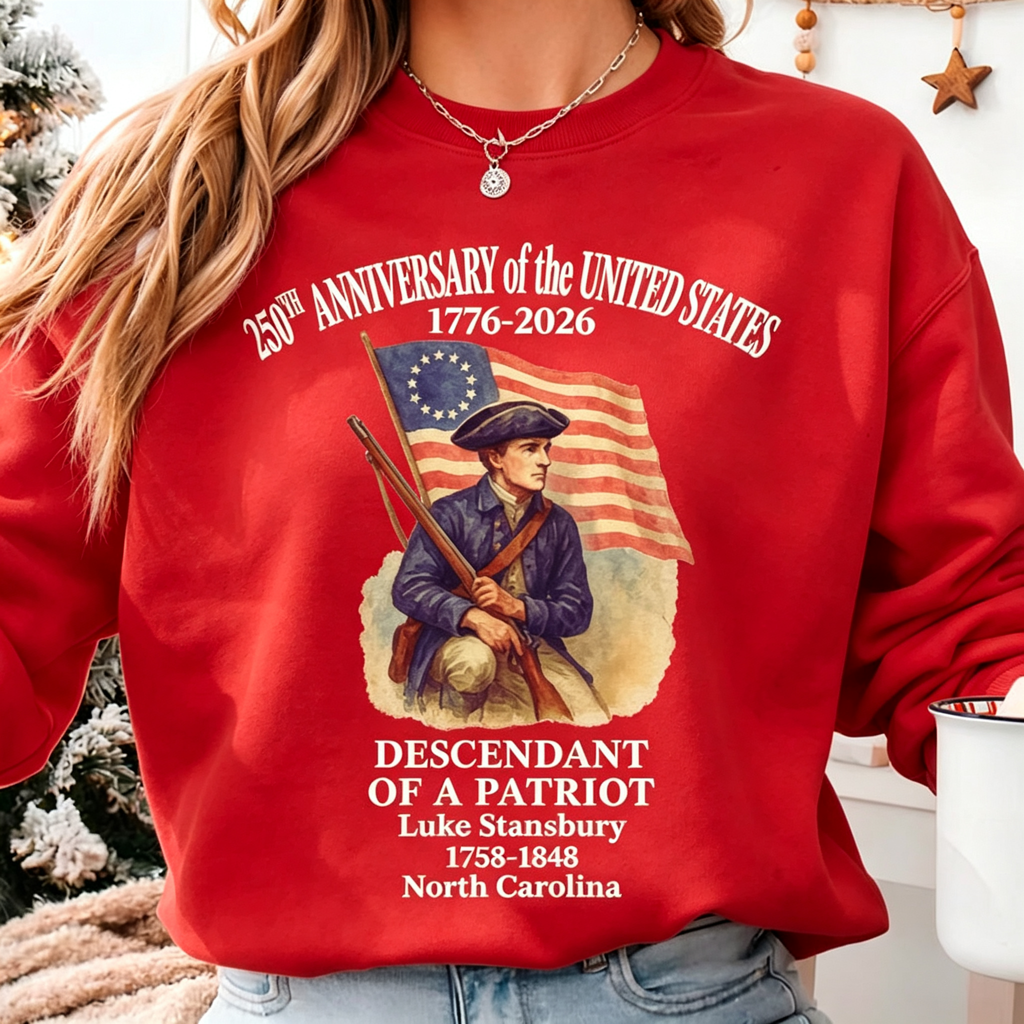 [Copy]Vintage Distressed American Flag Ruffle Neck Raglan Sweatshirt