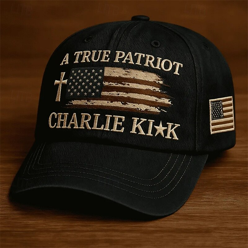 Vintage Wash Faith & Patriotism Themed Embroidered Casual Sports Cap