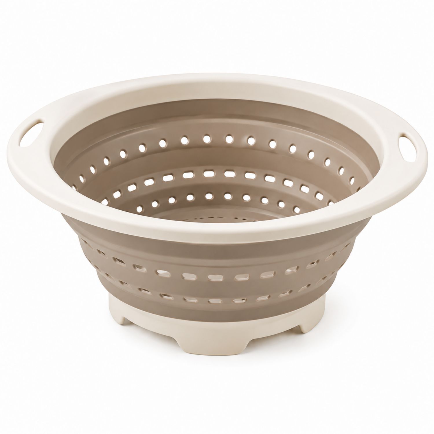 Faltbarer Küchensieb Rund Beige 3L