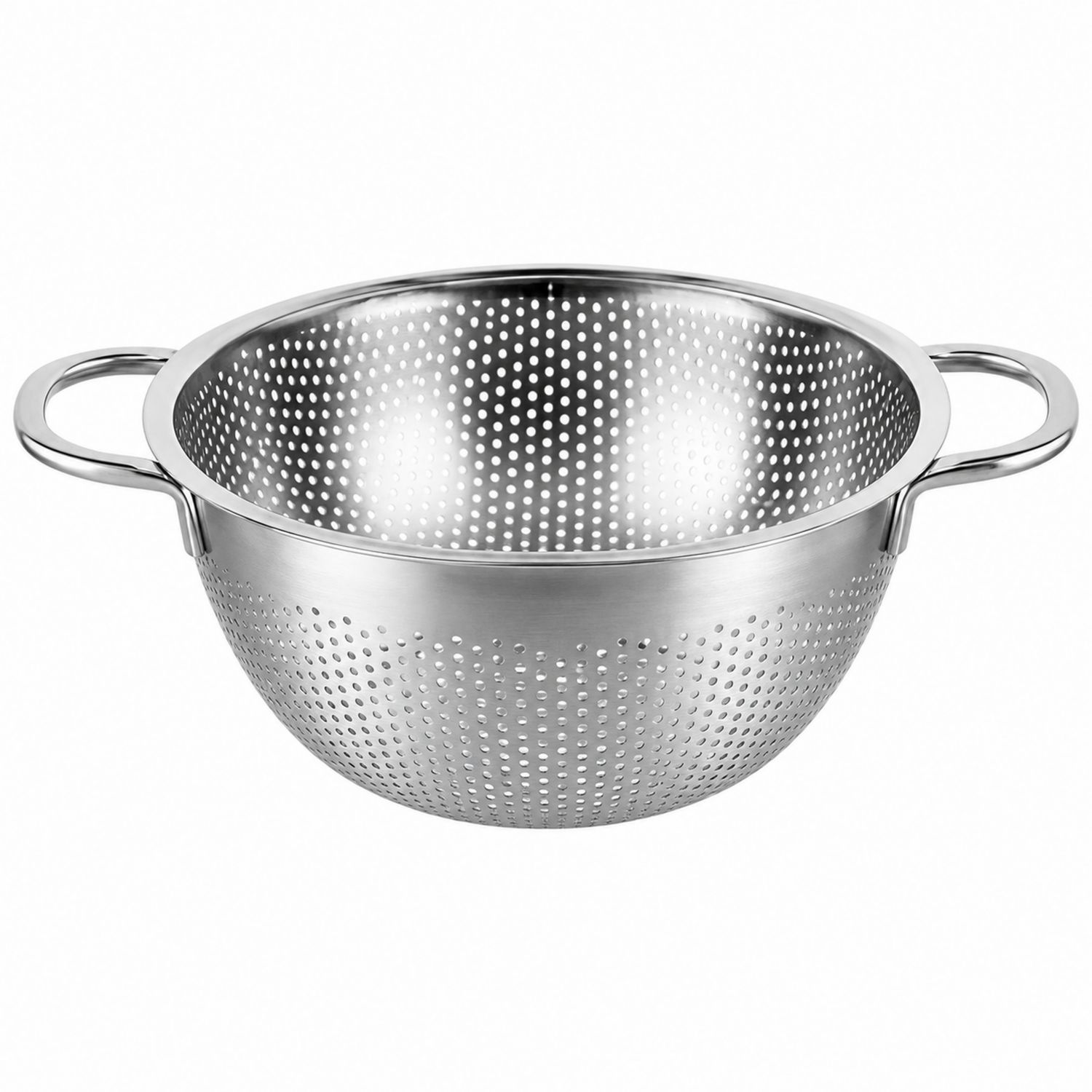 Edelstahl Küchensieb 24 cm mit Doppelgriffen