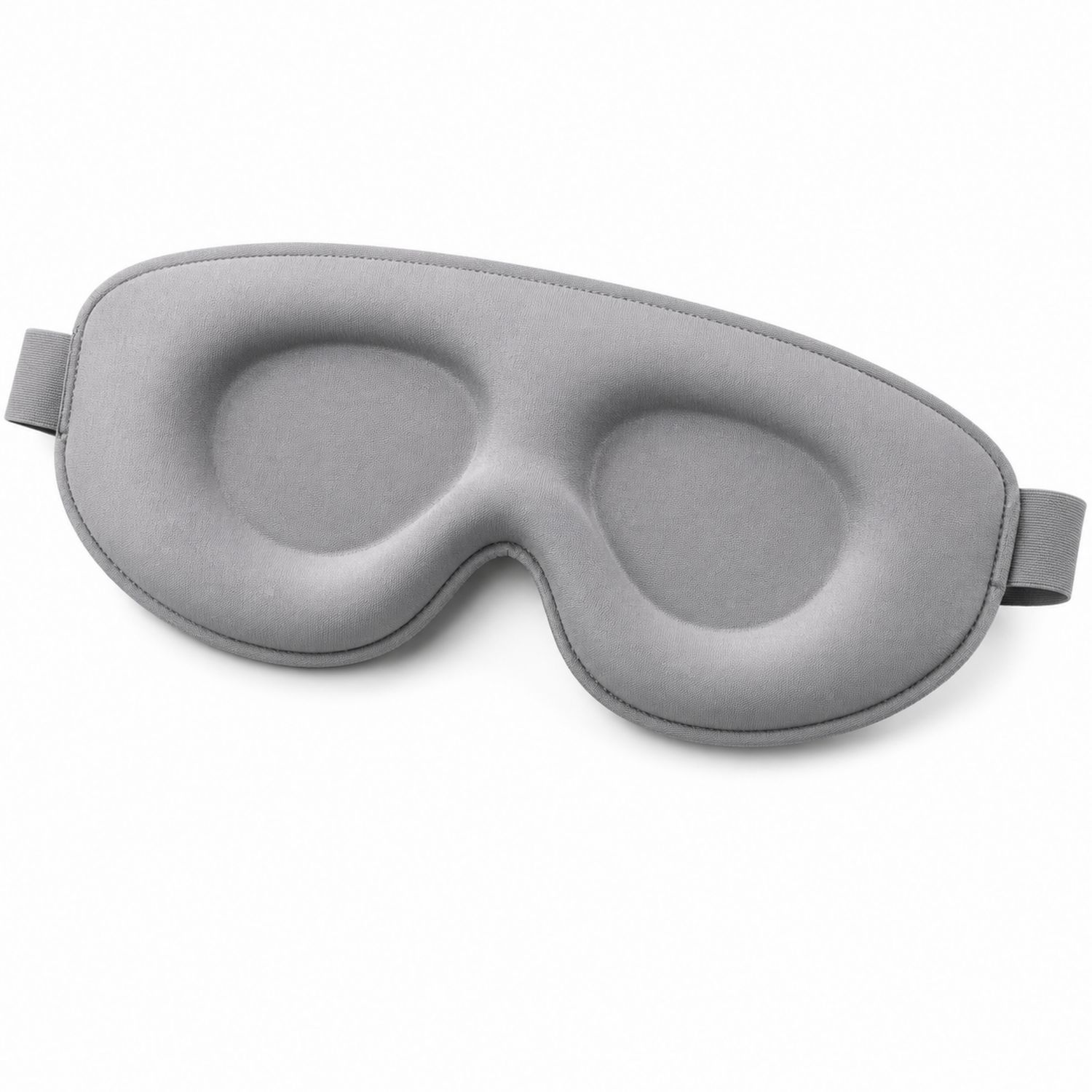 3D Kontur Schlafmaske Grau für Erwachsene