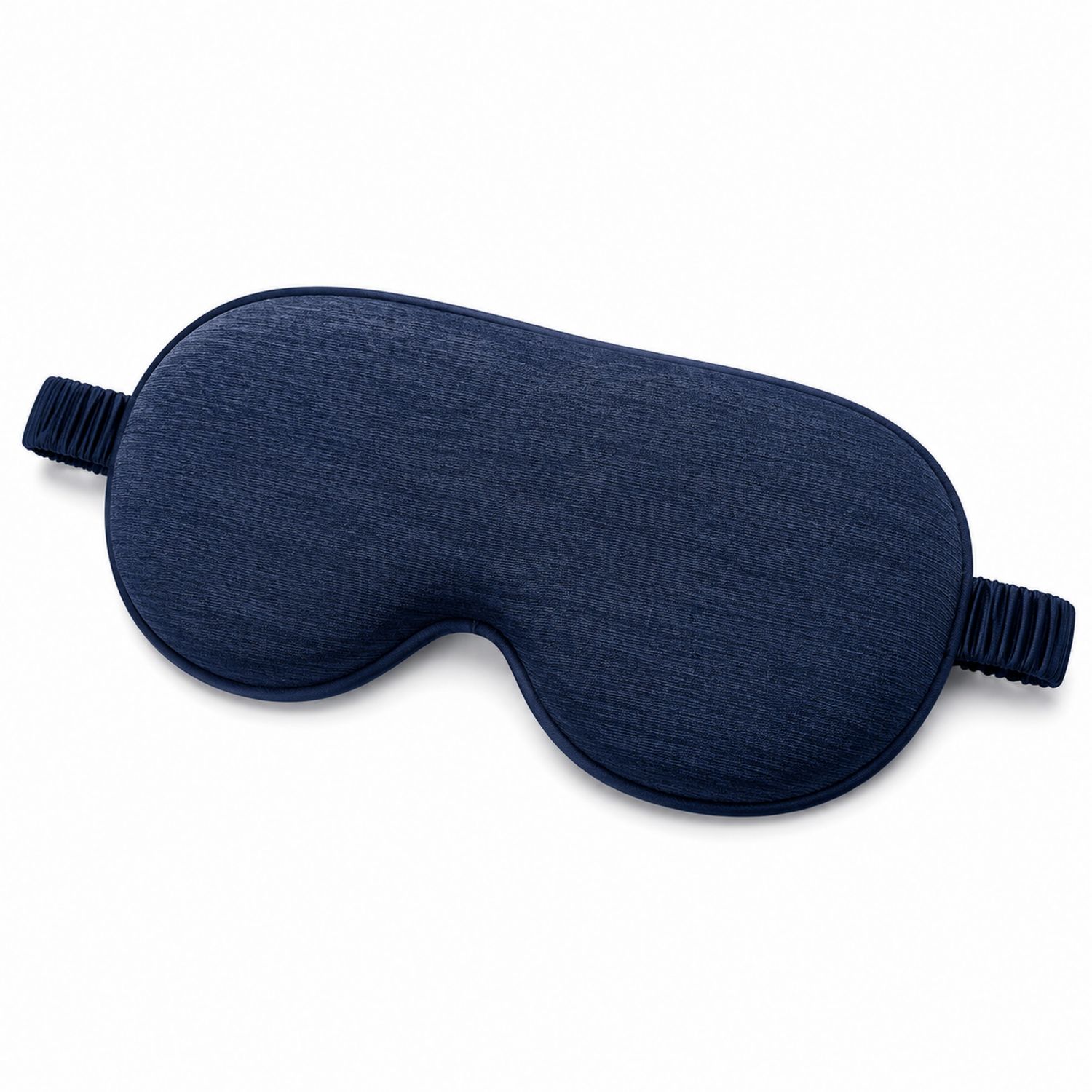 Dunkelblaue Schlafmaske mit Elastikband