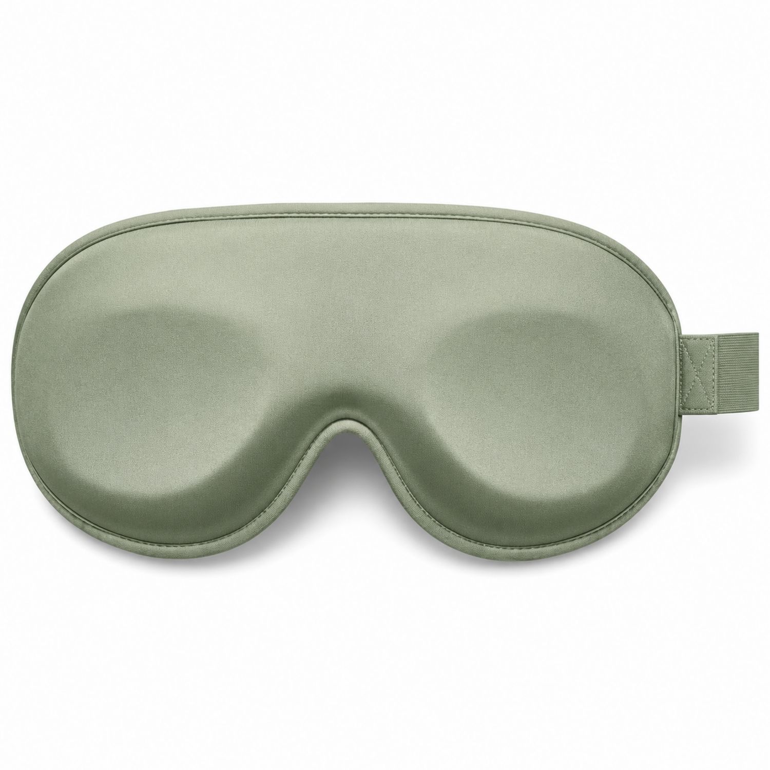Grüne Schlafmaske, Verstellbare Augenmaske 20cm x 10cm