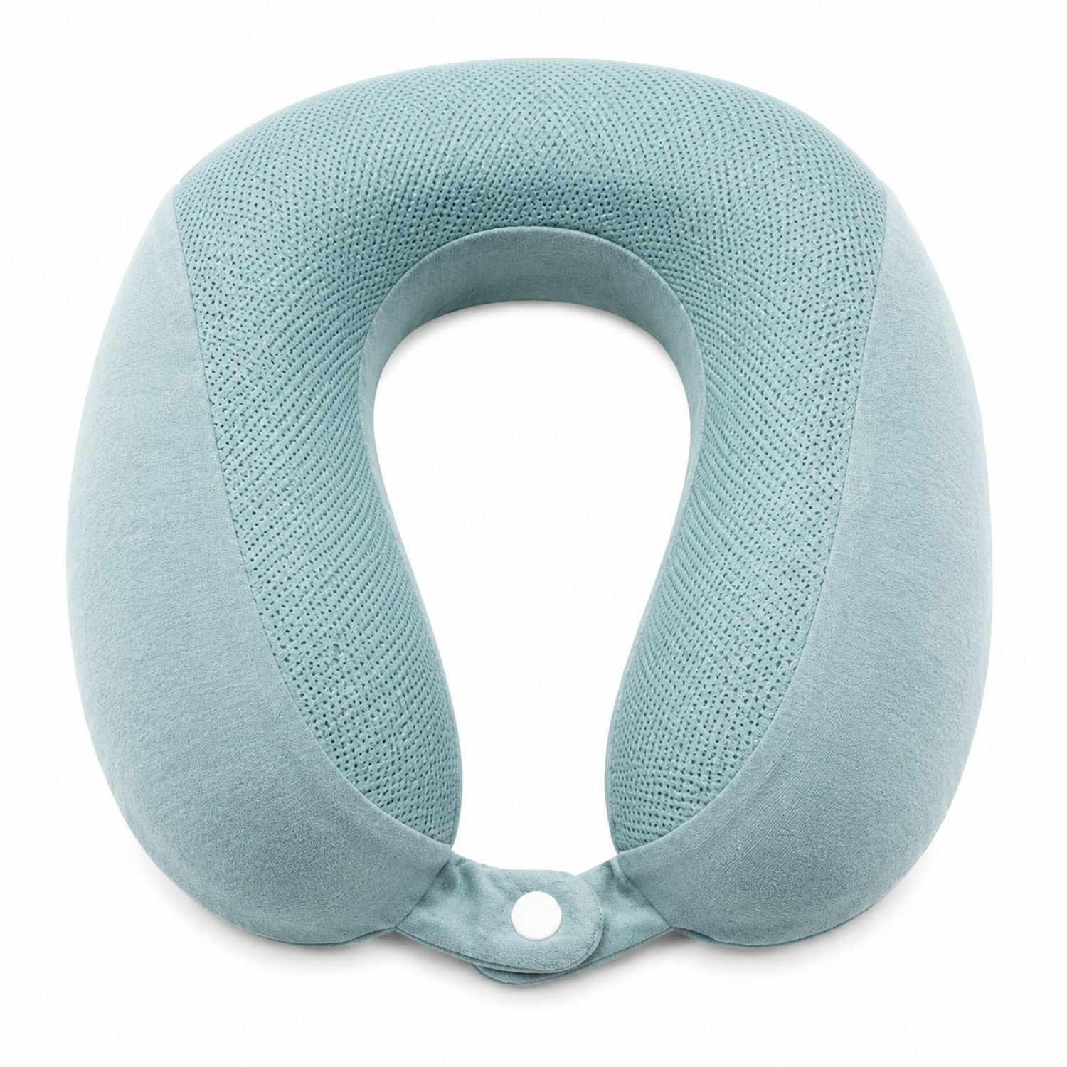 Ergonomisches Reise-Nackenkissen Memory-Schaum Blau