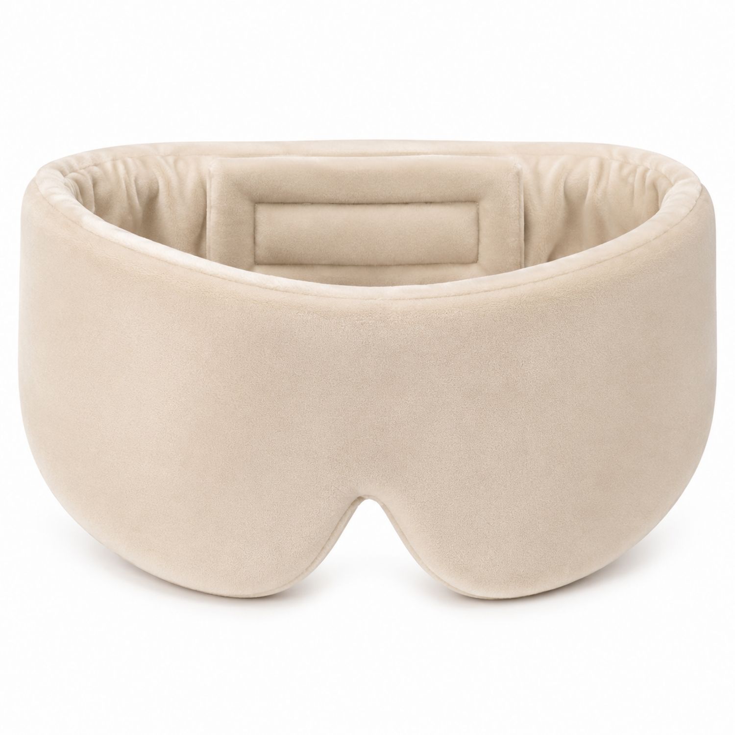 Gepolsterte Schlafmaske Beige für Erwachsene