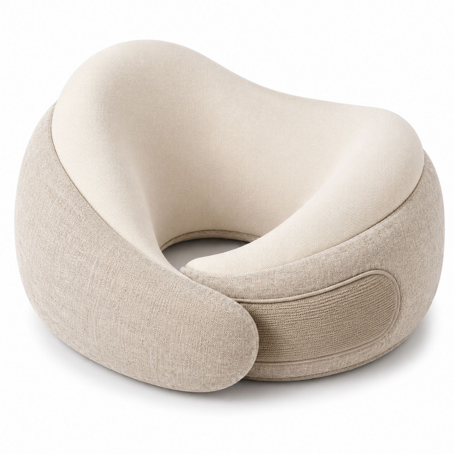 Ergonomisches Nackenkissen für Reisen, Beige