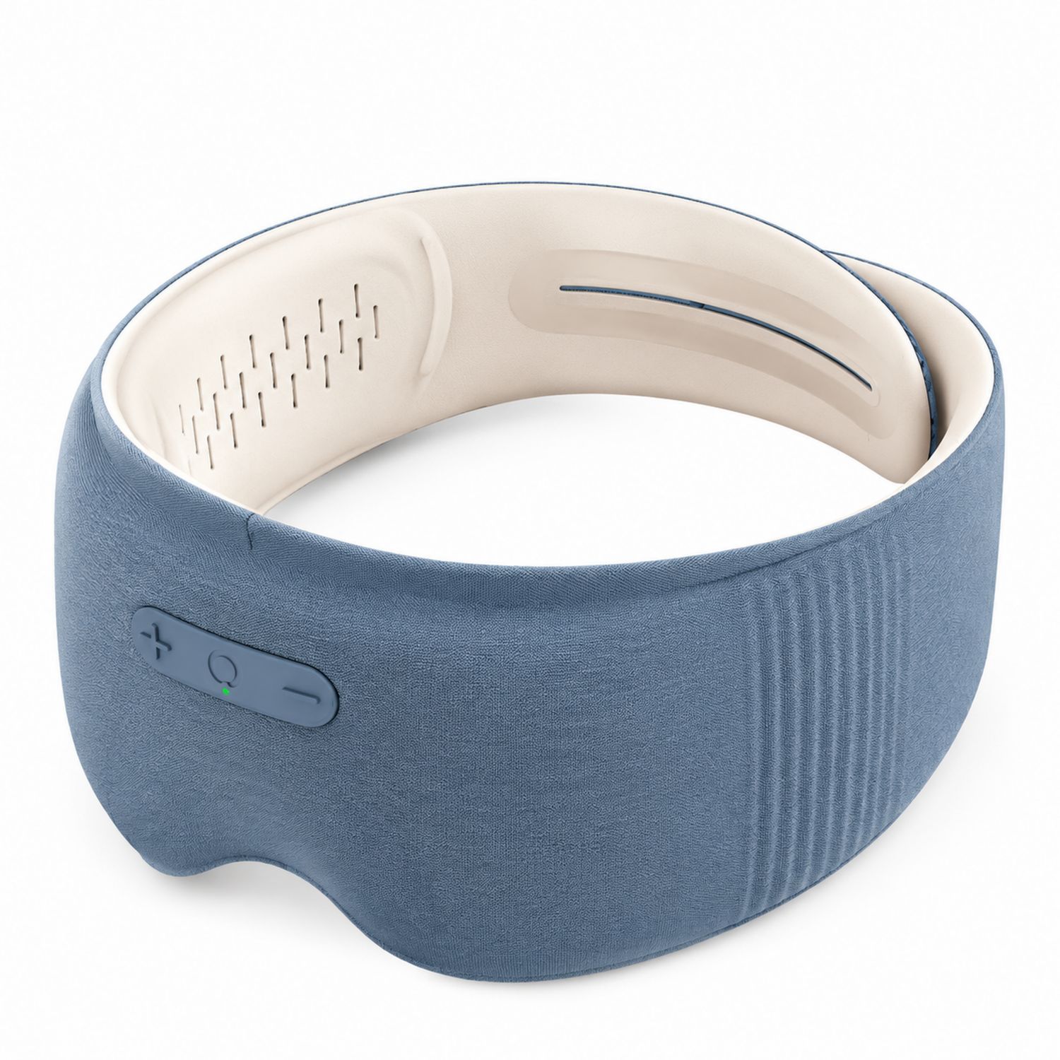Bluetooth Schlafmaske Blau mit USB-Aufladung