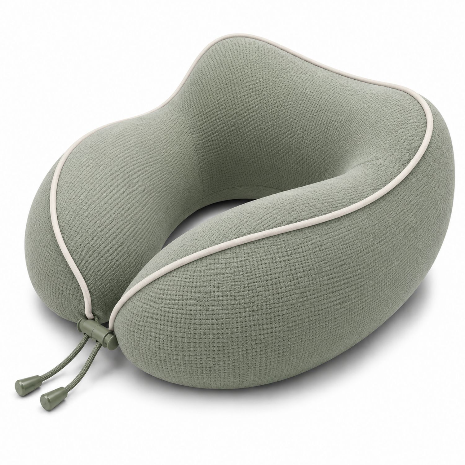 Ergonomisches verstellbares Nackenkissen, Salbeigrün