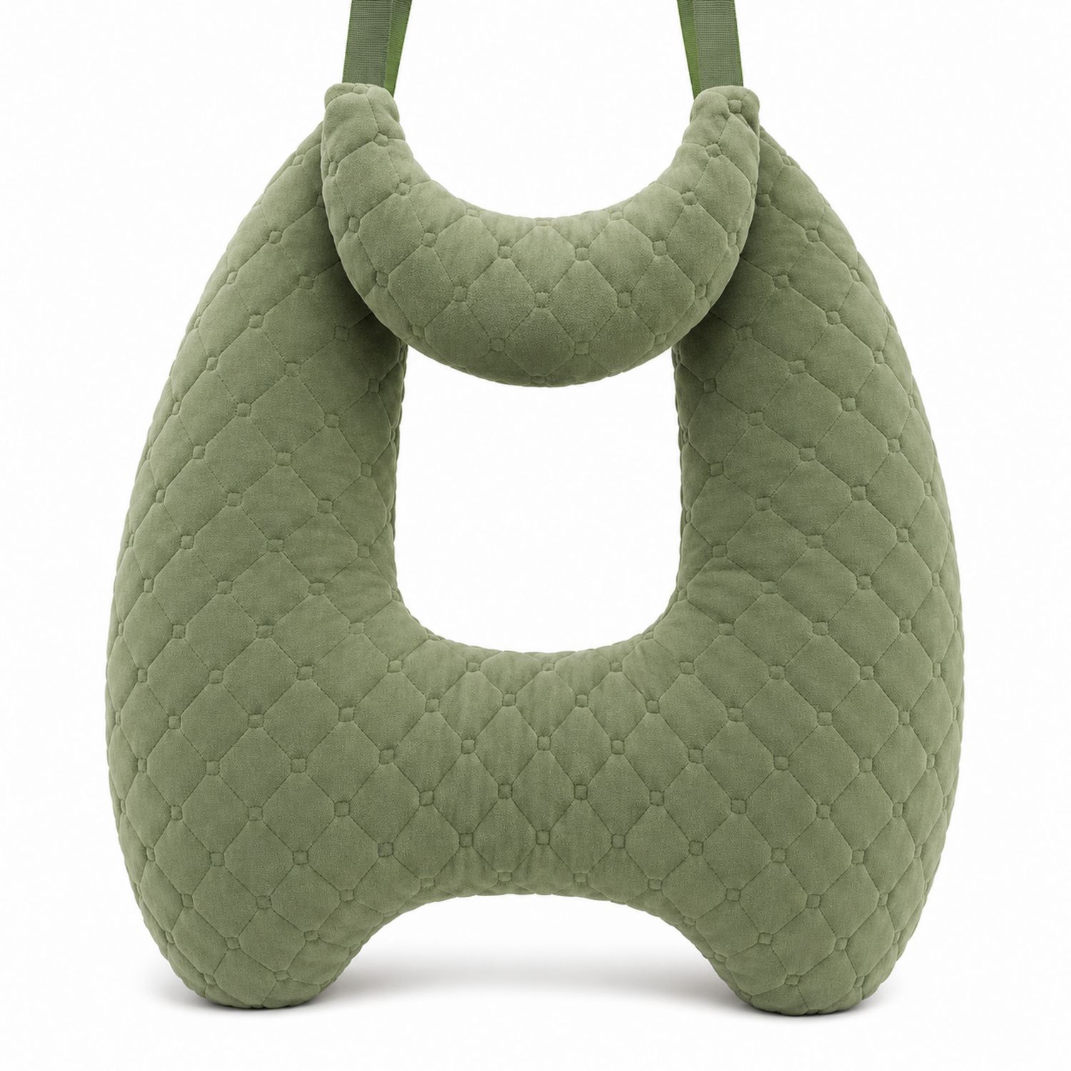 Ergonomisches Nackenkissen in Olivgrün