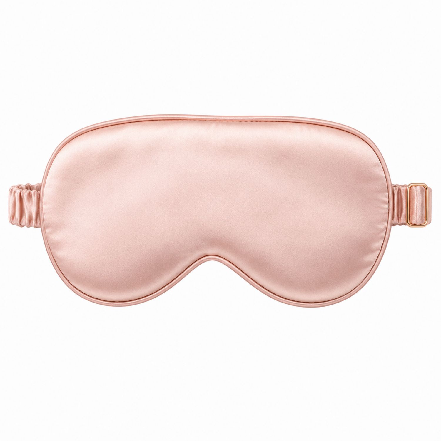 Einstellbare Schlafmaske aus Seide, Rosa