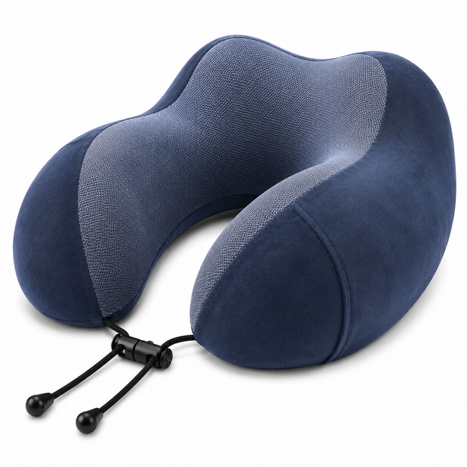 Ergonomisches Reisekissen aus Memory-Schaum in Dunkelblau