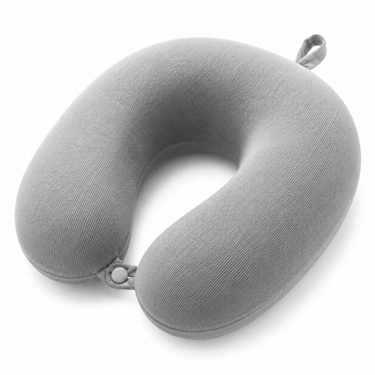 Ergonomisches Reise-Nackenkissen U-Form Grau