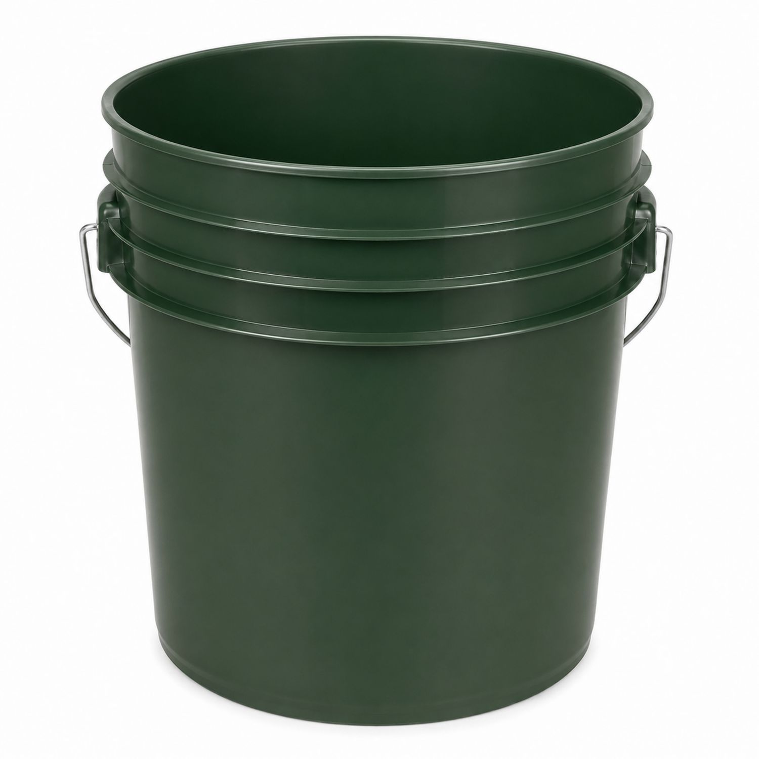 Grüner Eimer mit Henkel 12L