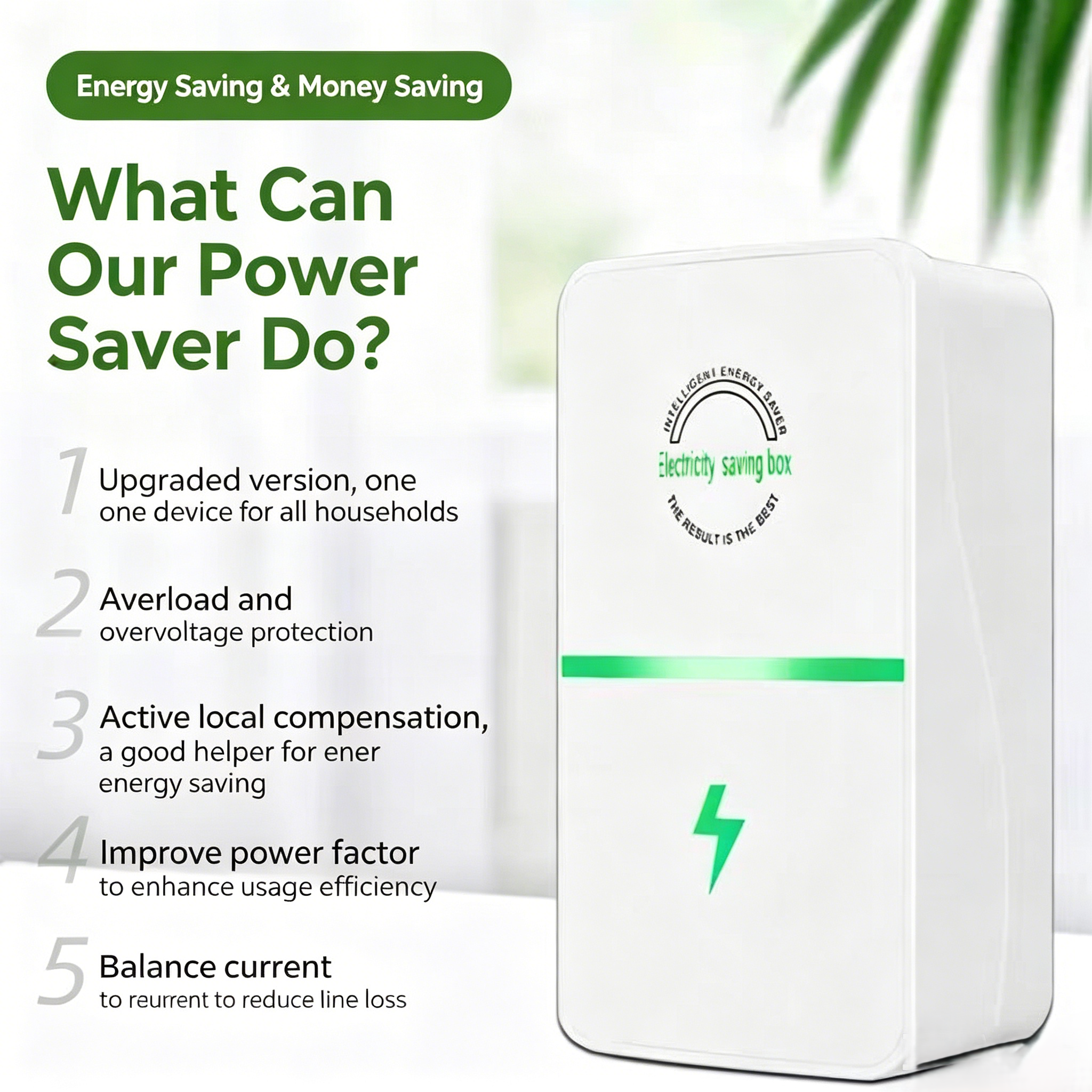 ⚡️💡 2026 Smart Home Energy Saver for Your House ⚡️💡 Real-Time Power Monitor & Circuit Breaker Box, Reduce Your Electricity Bill by 30%-50%. Easy Plug & Play Installation-LIN