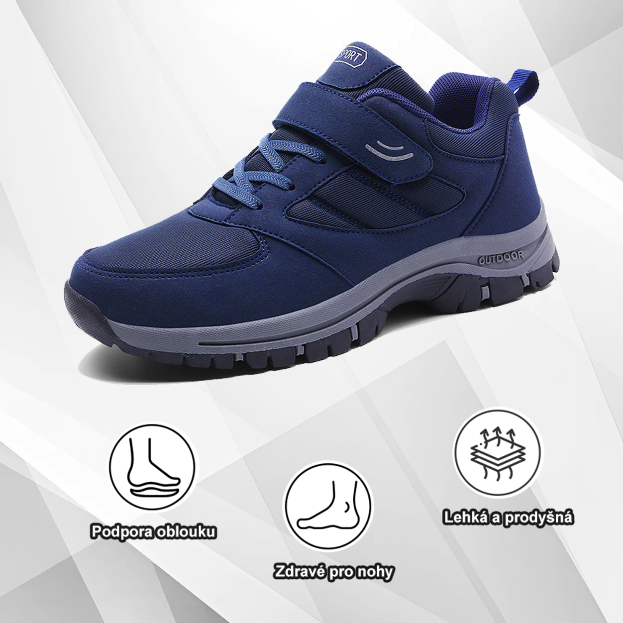 捷克(🔥Dnes sleva 50 % – vezměte si to!) Prémiová stylová ortopedická obuv 👞 – Ergonomický design pro úlevu od bolesti