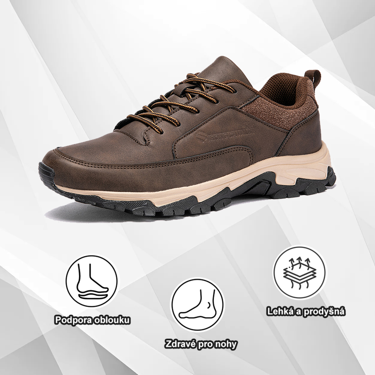 (🔥Dnes sleva 50 % – vezměte si to!) Prémiová stylová ortopedická obuv 👞 – Ergonomický design pro úlevu od bolesti