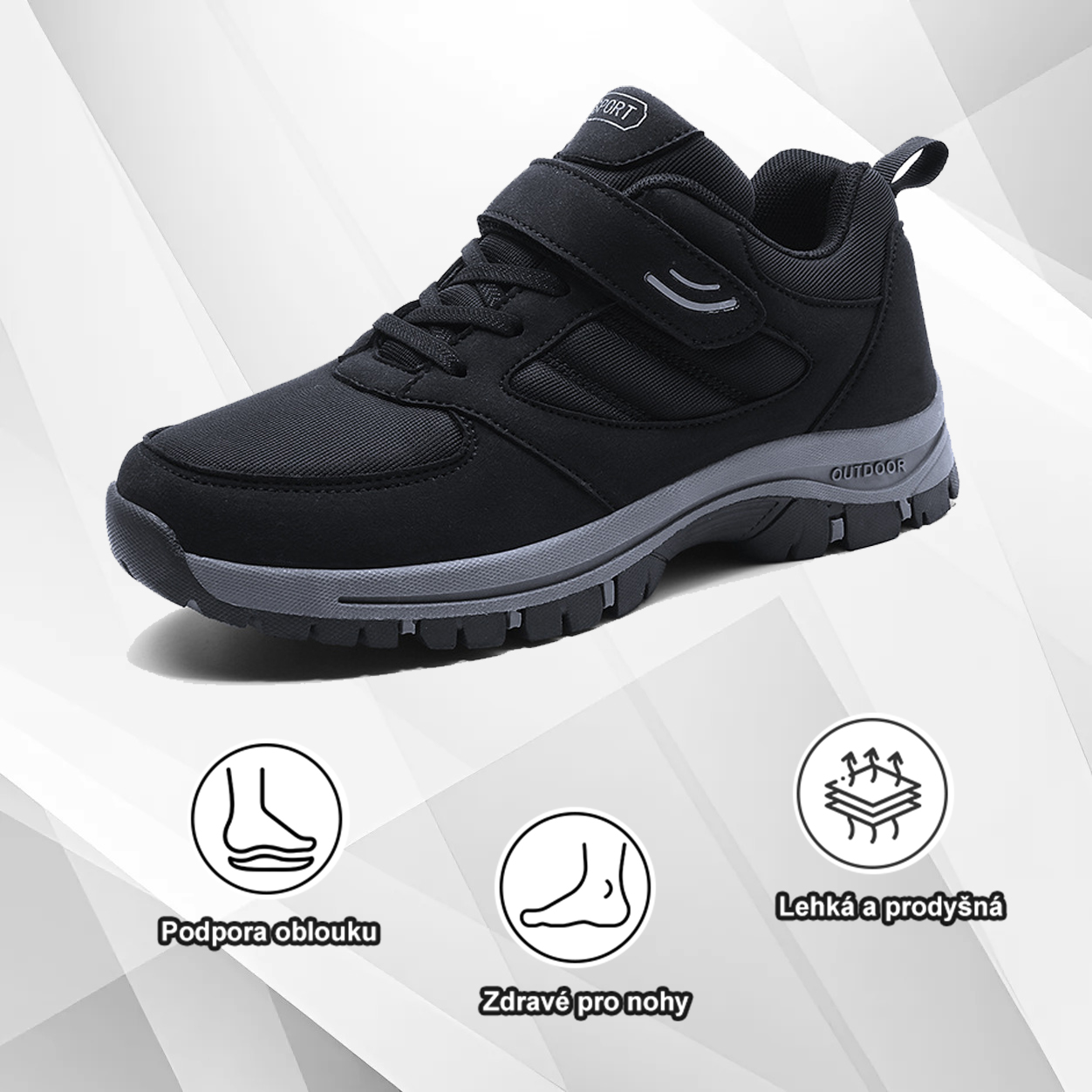捷克(🔥Dnes sleva 50 % – vezměte si to!) Prémiová stylová ortopedická obuv 👞 – Ergonomický design pro úlevu od bolesti