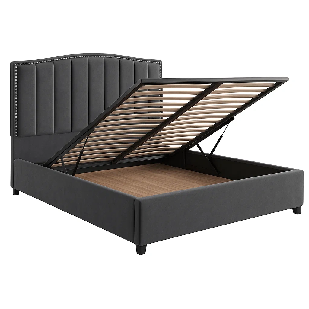 Bett mit Bettkasten - HOMARVONI
