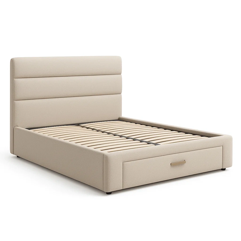 Bett mit Bettkasten - HOMARVONI