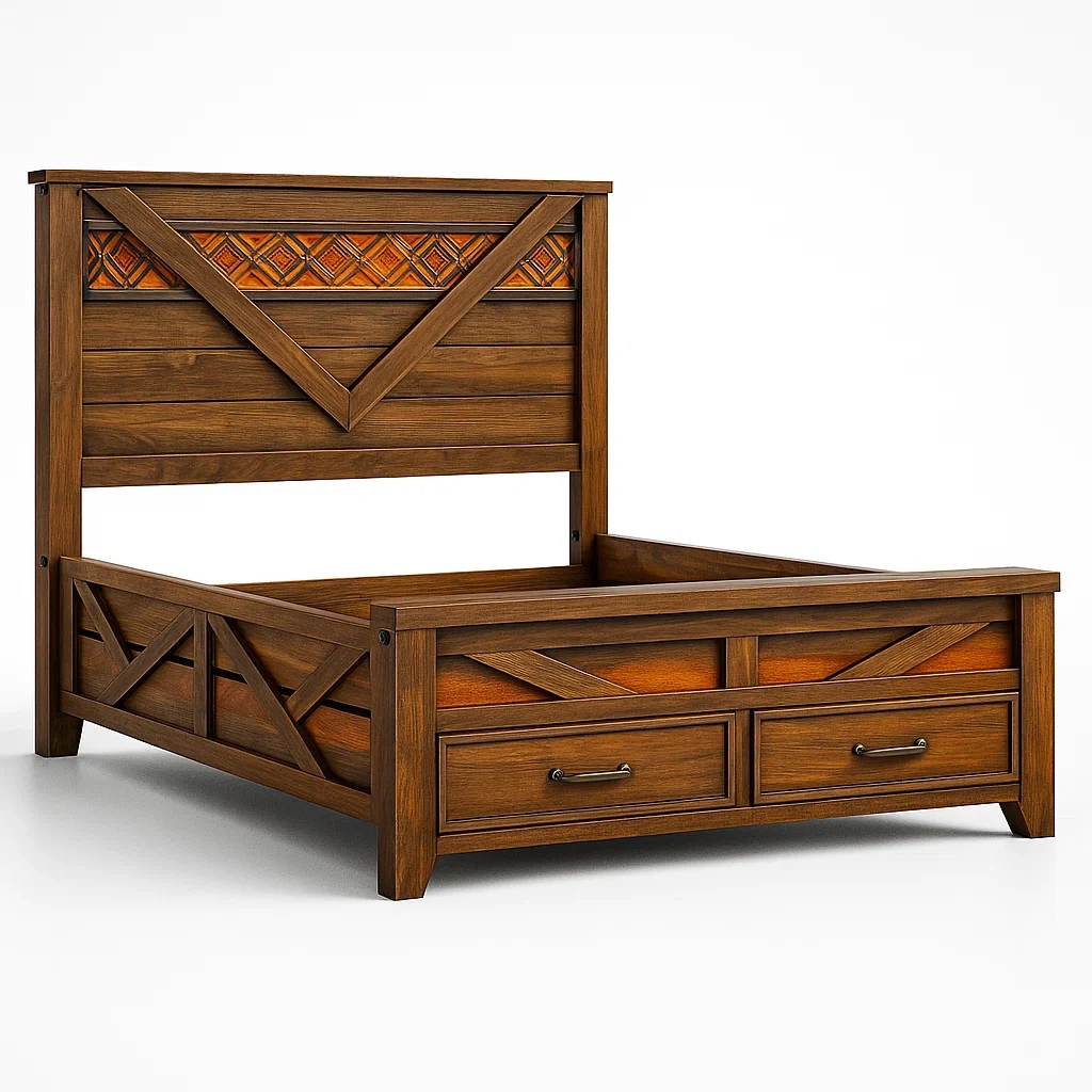 Bett mit Bettkasten - meubelrix