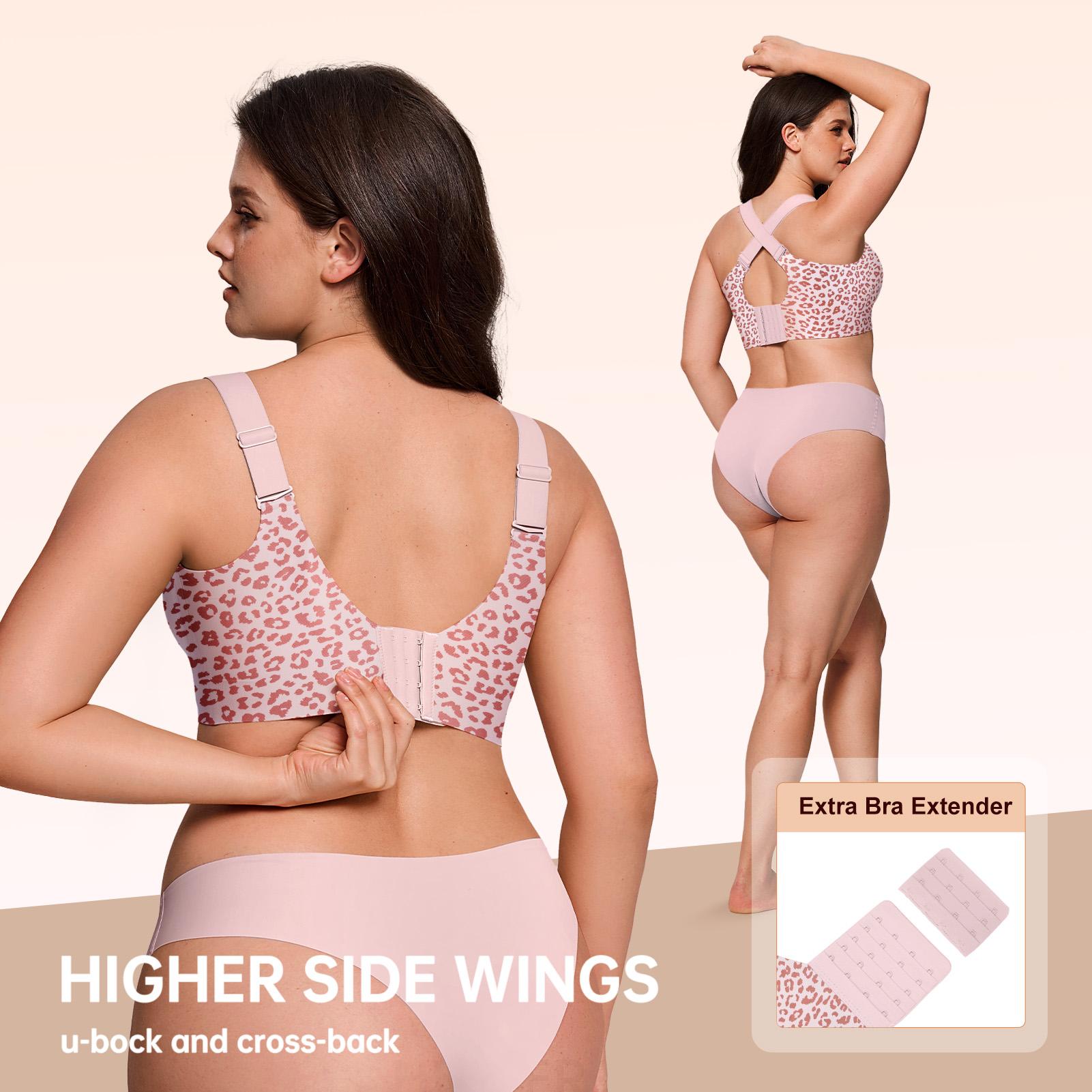 Women Jelly Bras Wirefree Full Coverage No Underwire Everyday Bras Comfortable Wireless Padded Tshirt Bra