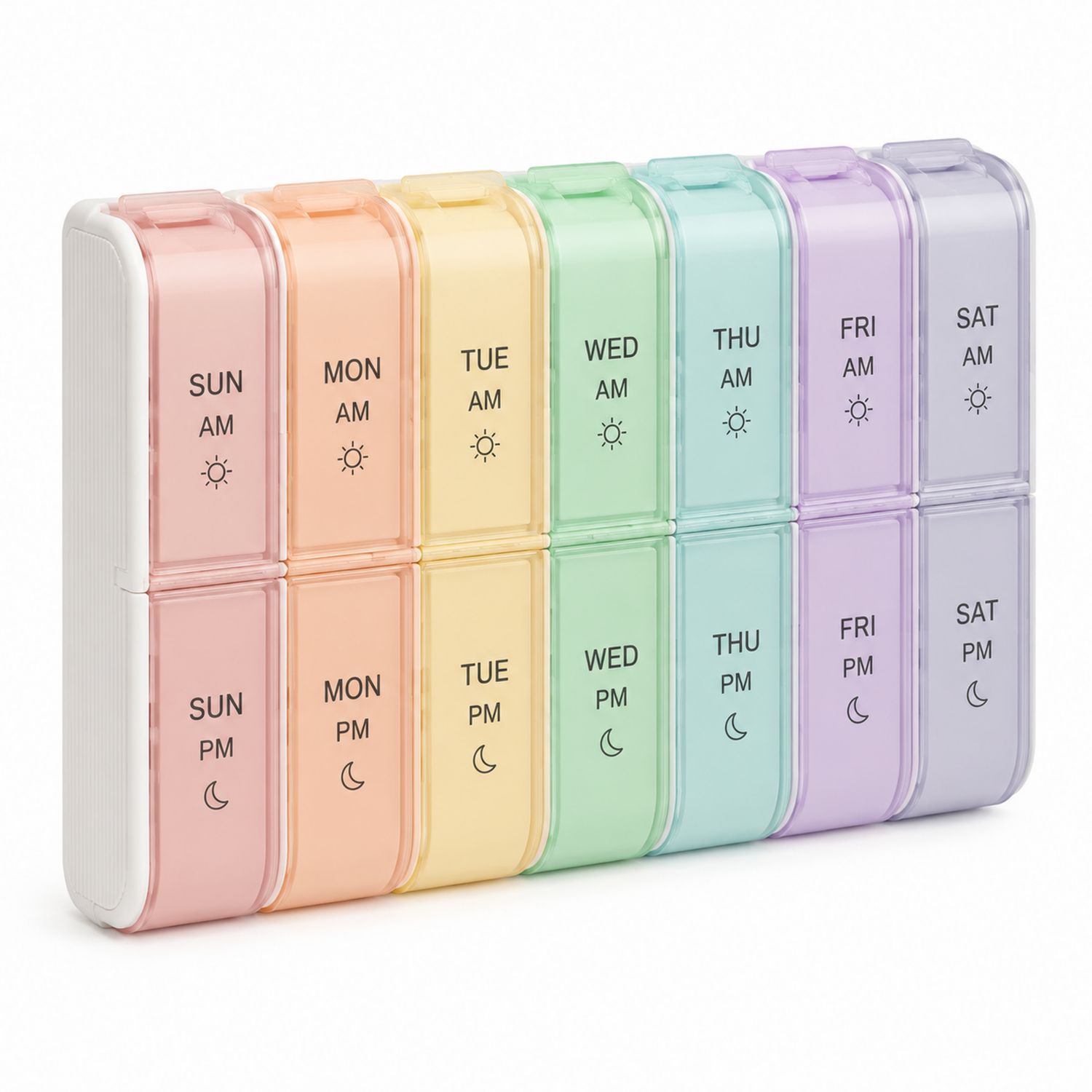 Pilulier Hebdomadaire en Couleurs Pastel-dwellumor