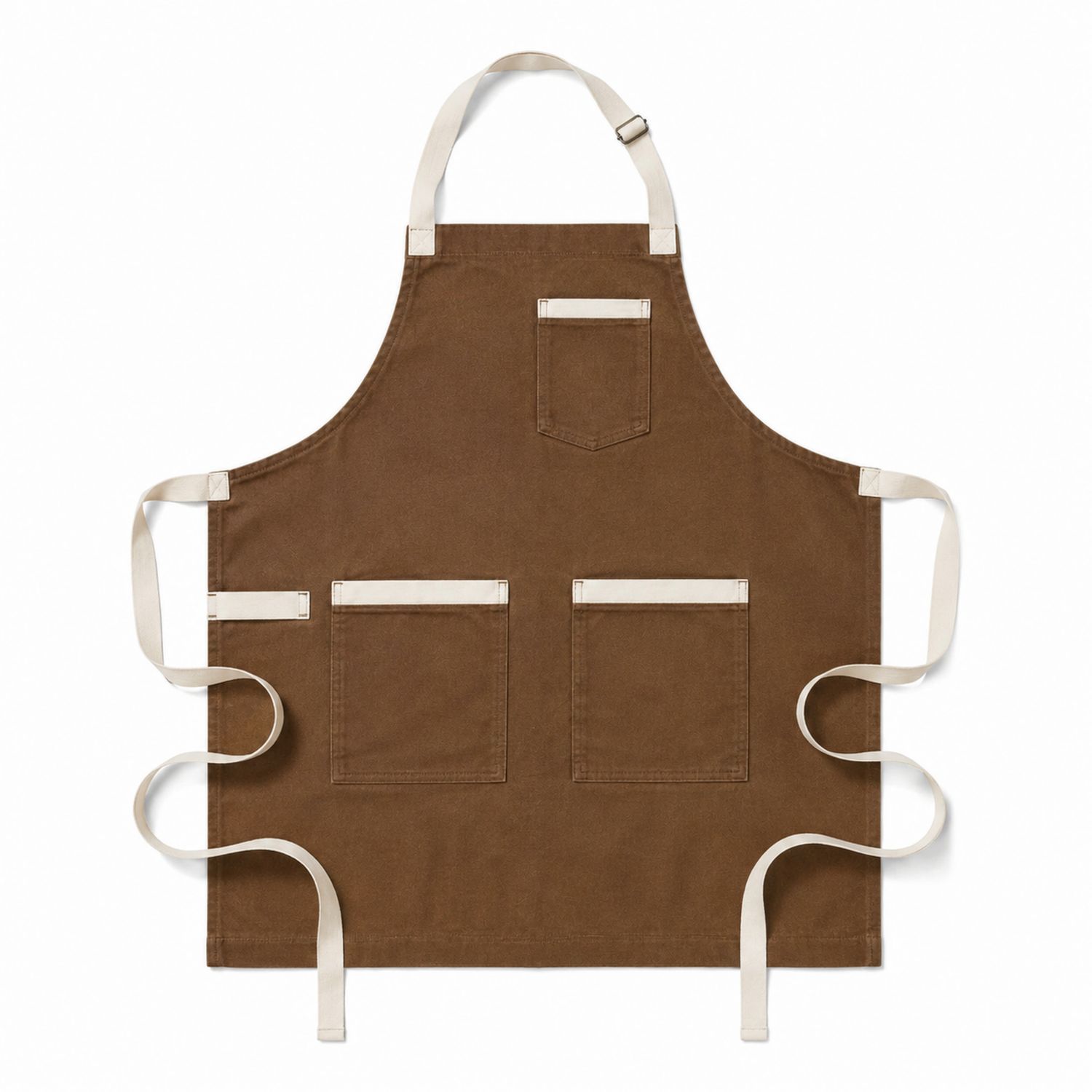 Tablier Marron avec Poches Multiples