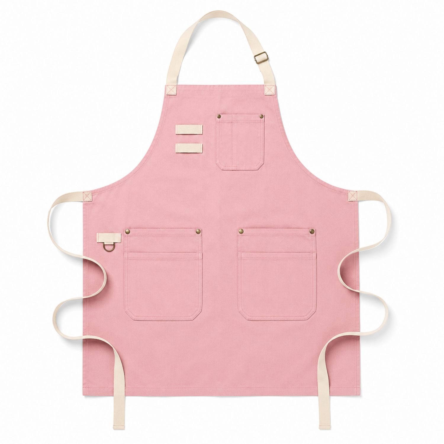 Tablier de Cuisine à Poches - Rose Pastel