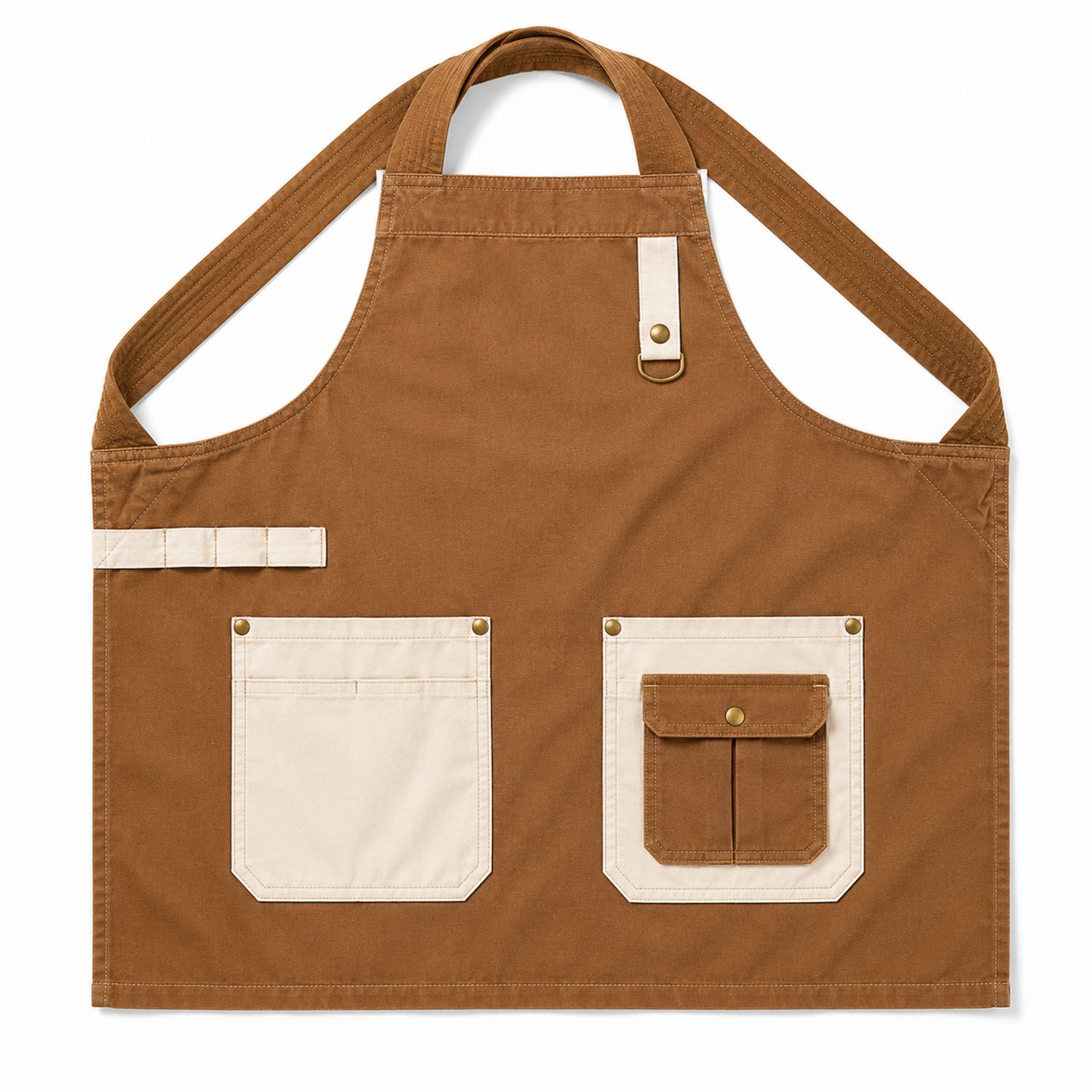 Tablier Marron avec Poches Polyvalentes
