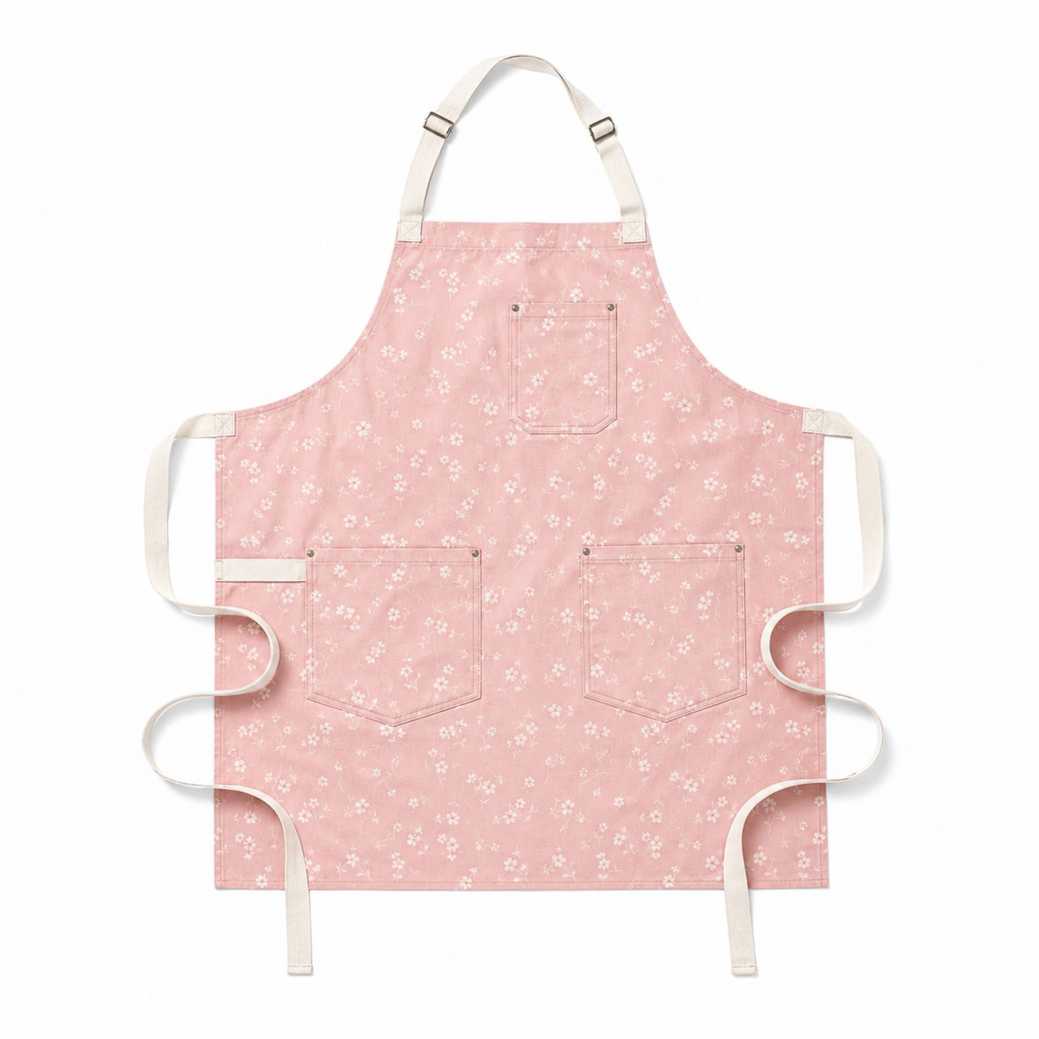 Tablier de Cuisine Floral Rose