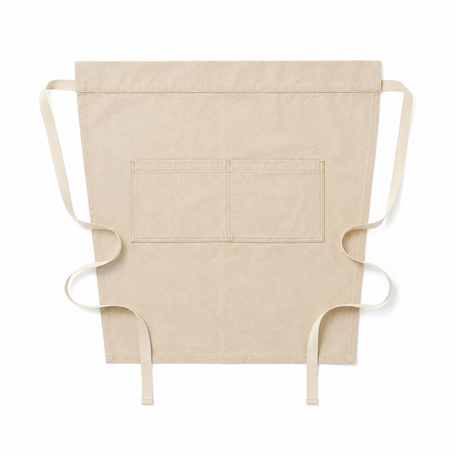 Tablier Beige avec Poches pour Cuisine