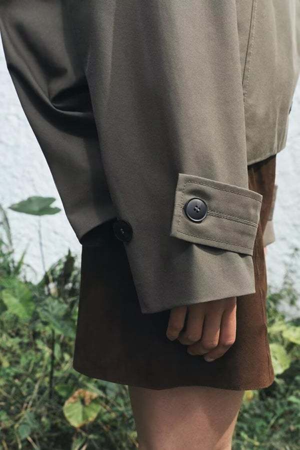 Women’s Cropped Hooded Trench Jacket (Buy 2 Free Shipping)