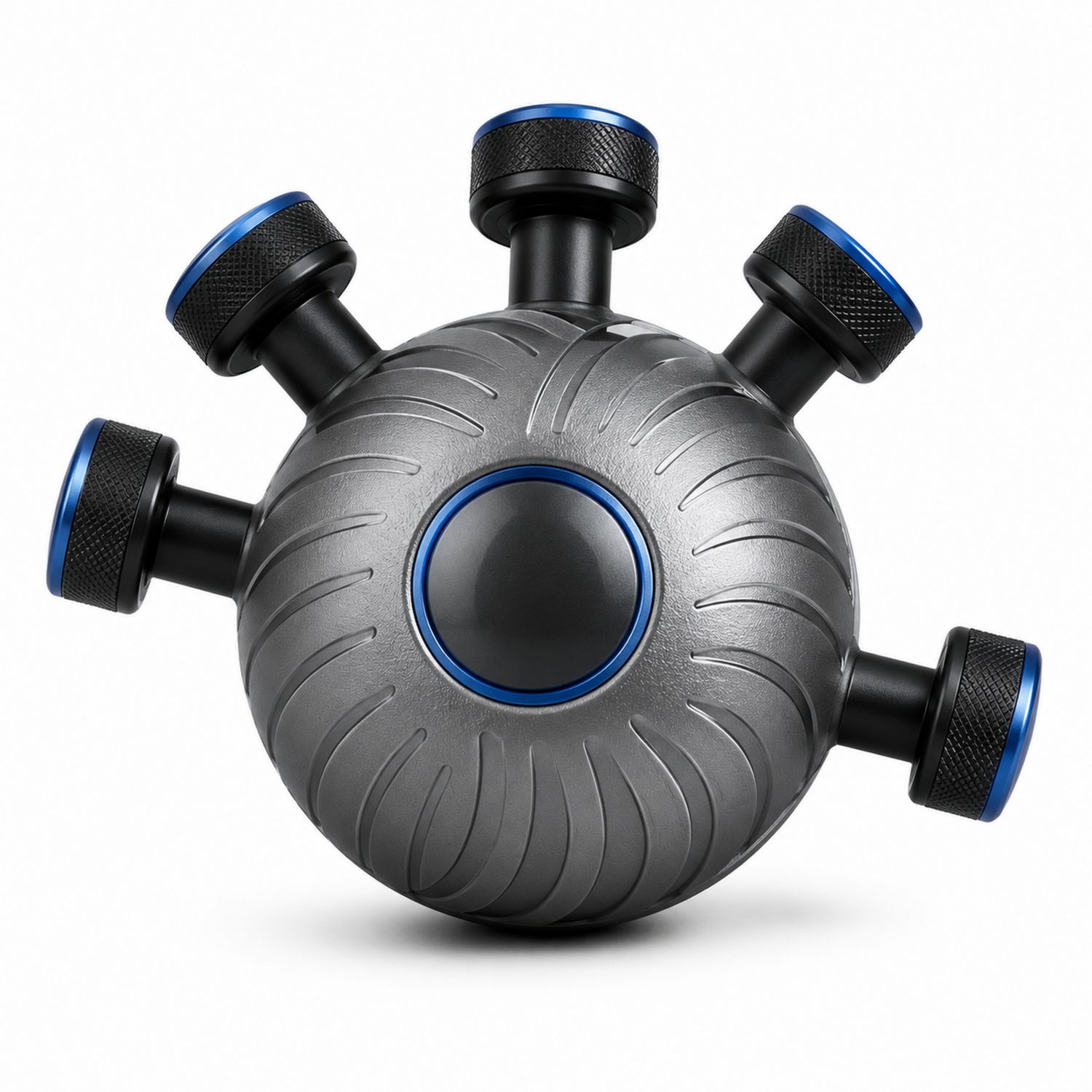 Appareil de Massage Sphérique Ajustable Noir et Bleu