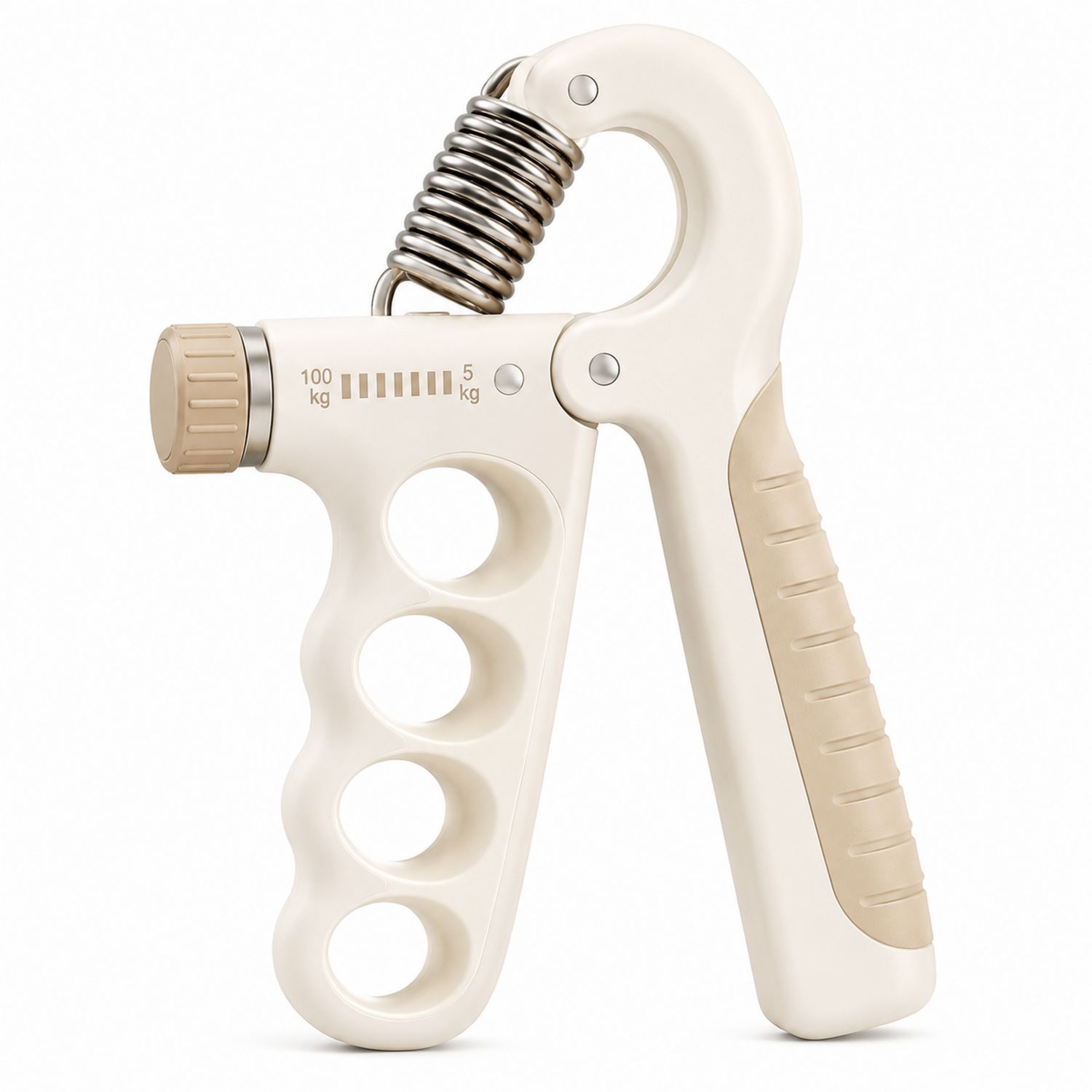 Handgrip ajustable 5-100 kg crème