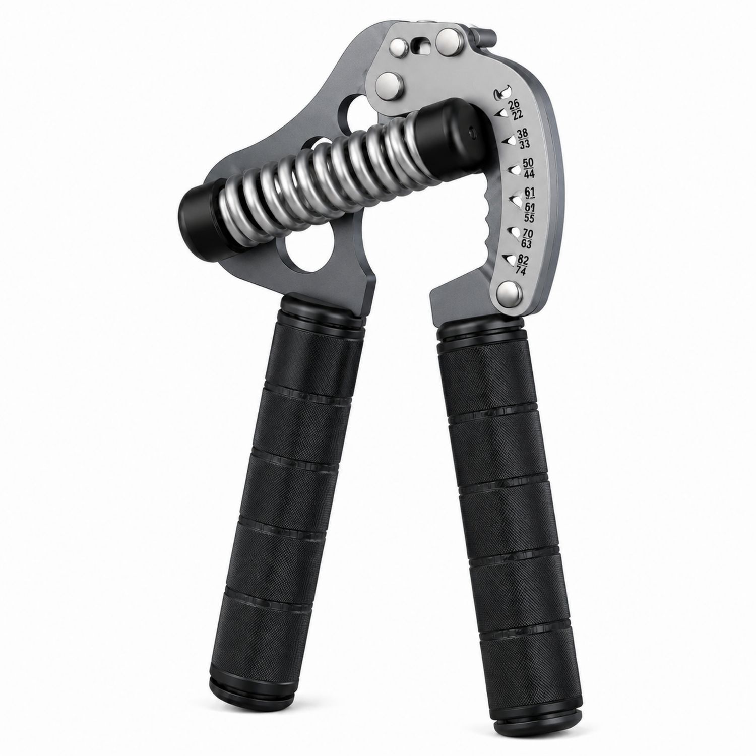 Pince de Musculation Réglable Main Avant-bras 25-82kg Noir