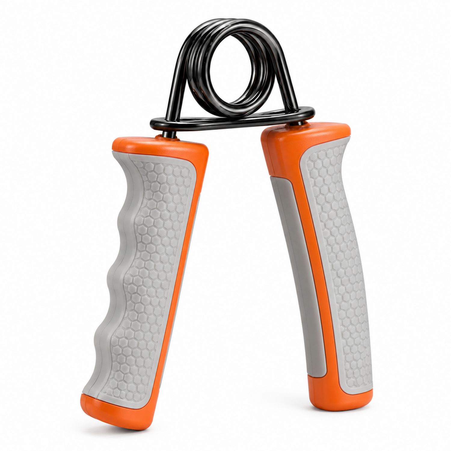 Pince de Musculation pour Main - Résistance Réglable Orange et Gris