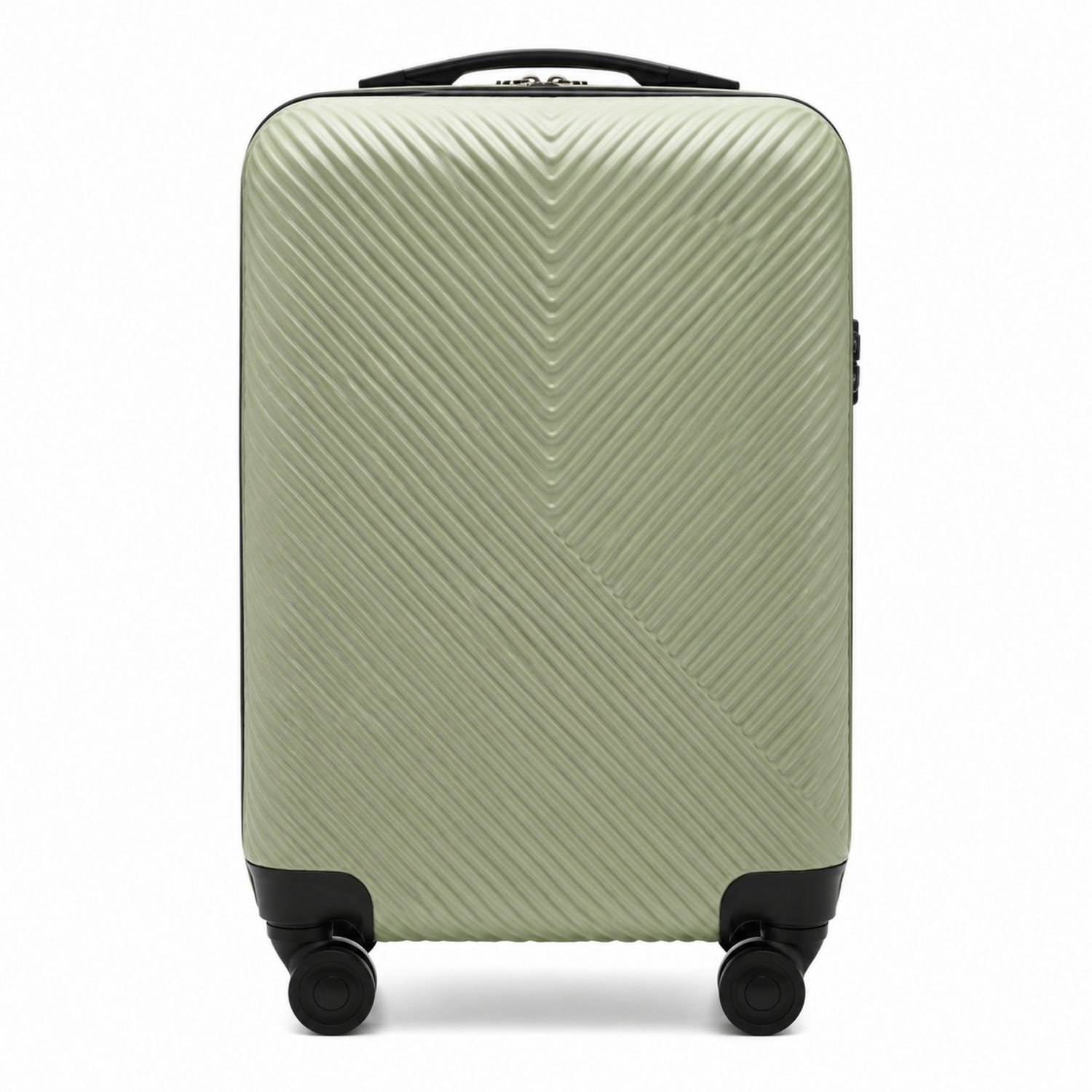 Valise à roulettes vert clair 55cm