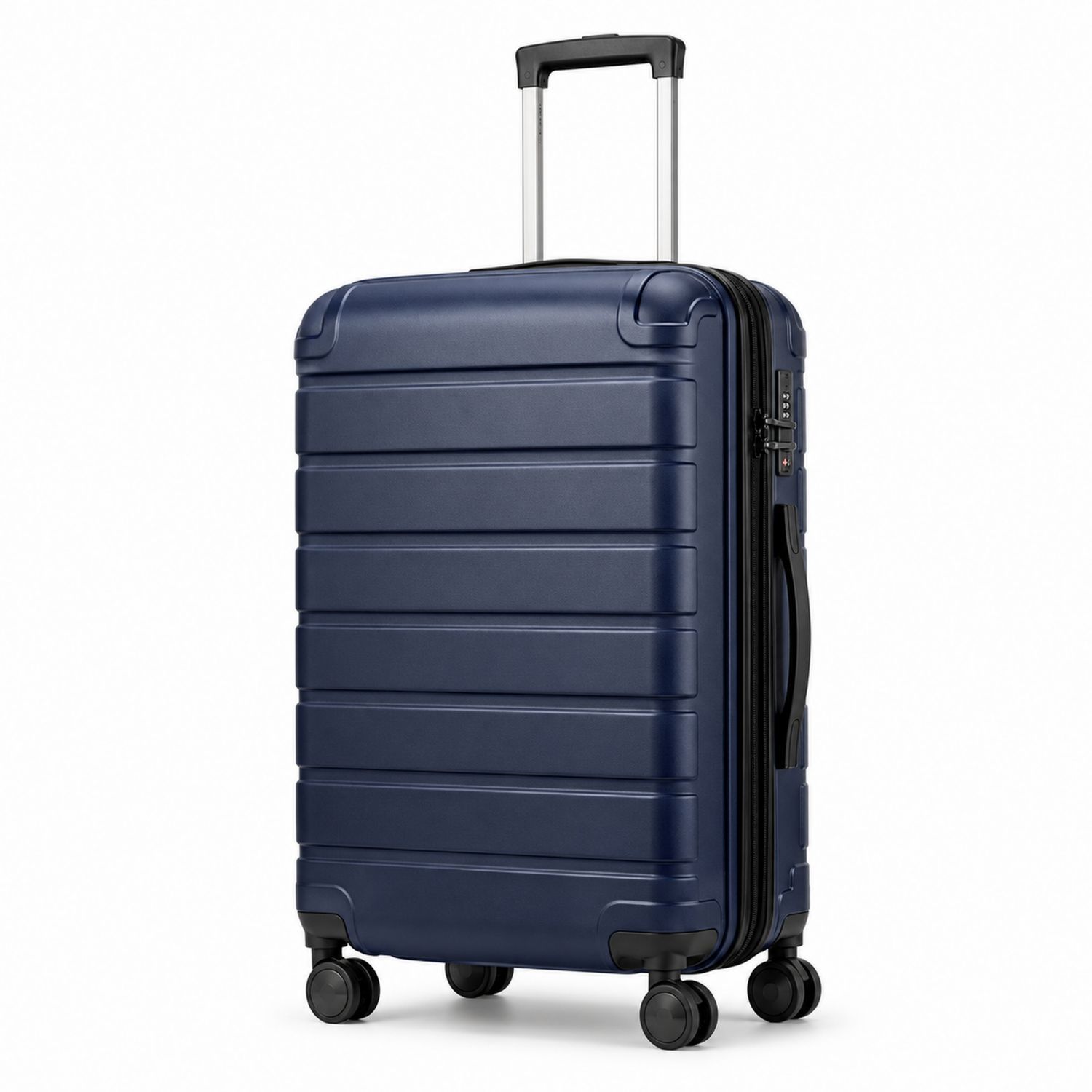 Valise à roulettes rigide 65cm Bleu Marine