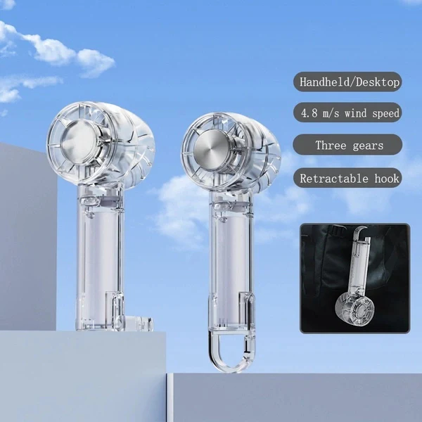 Semiconductor Ice Fan - Portable, USB & Hook Design